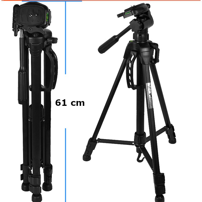 WEIFENG WT-3730 Tripod Professional Black Aluminium 100% Original kaki kuat dan kokoh/ tidak goyang