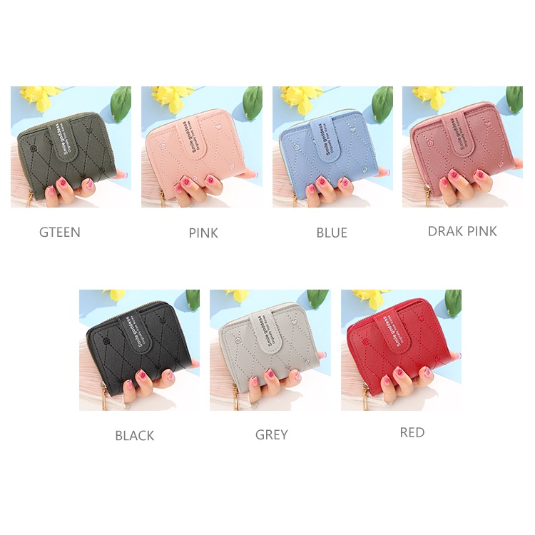 D 1013 Dompet Lipat Wanita Relesting Import