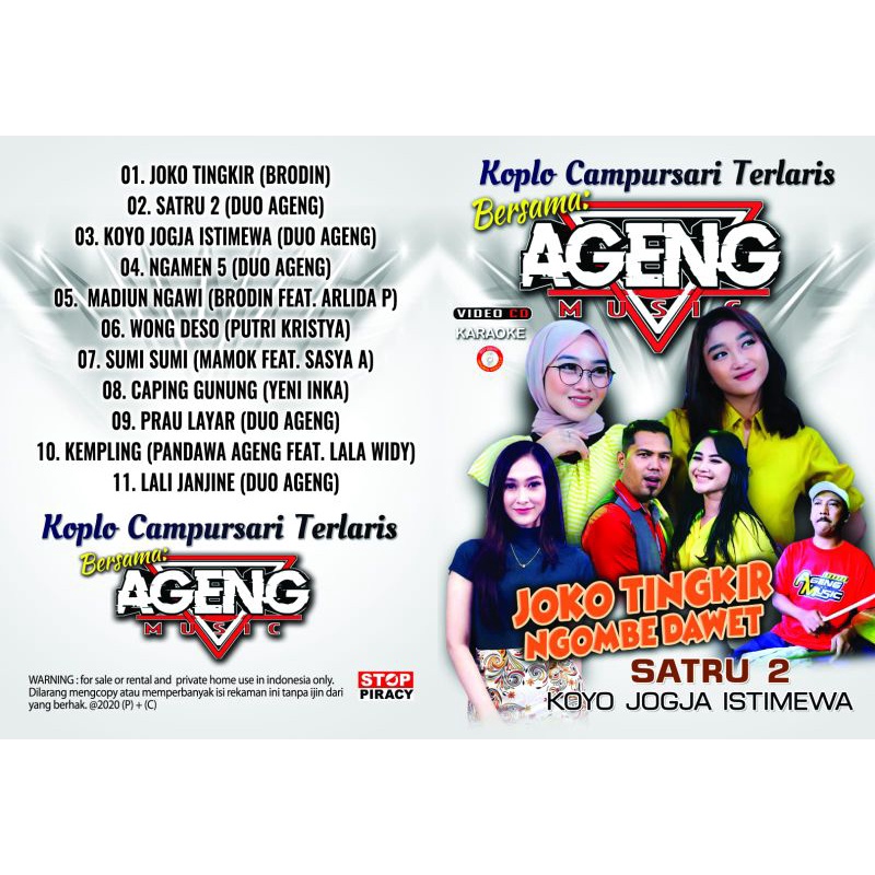 VCD AGENG MUSIC CAMPURSARI