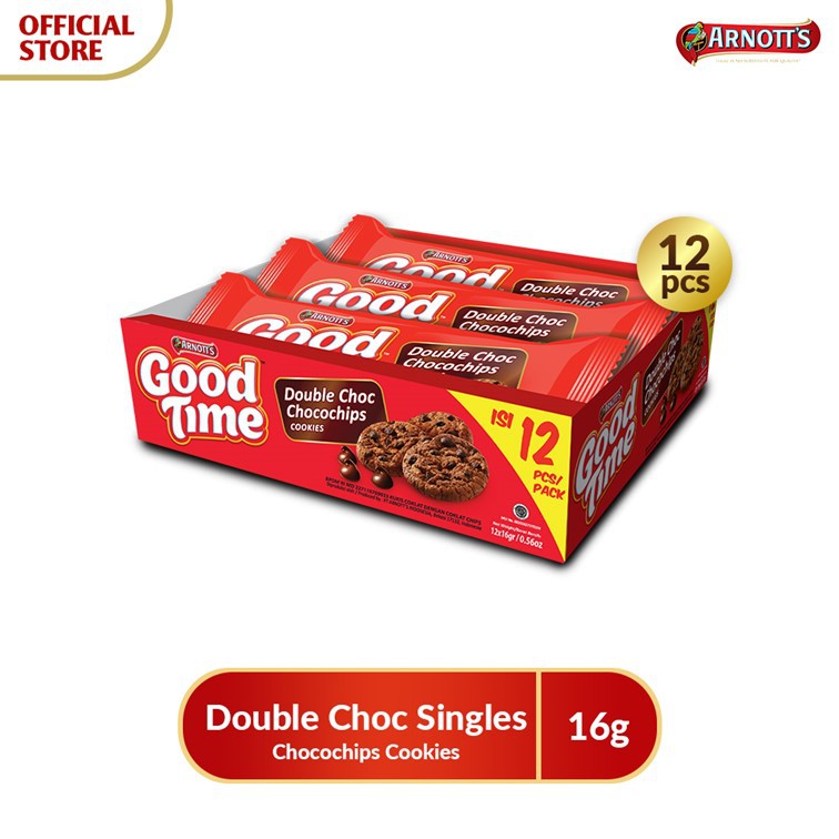 Jual Good Time Cookies Double Choc Singles Gr X Shopee Indonesia