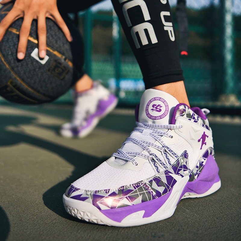 Sepatu Sekolah Basket Siswa Sepatu Pria Basket Tinggi-Top 2021   Pria Olahraga Sepatu Sepatu Fashion