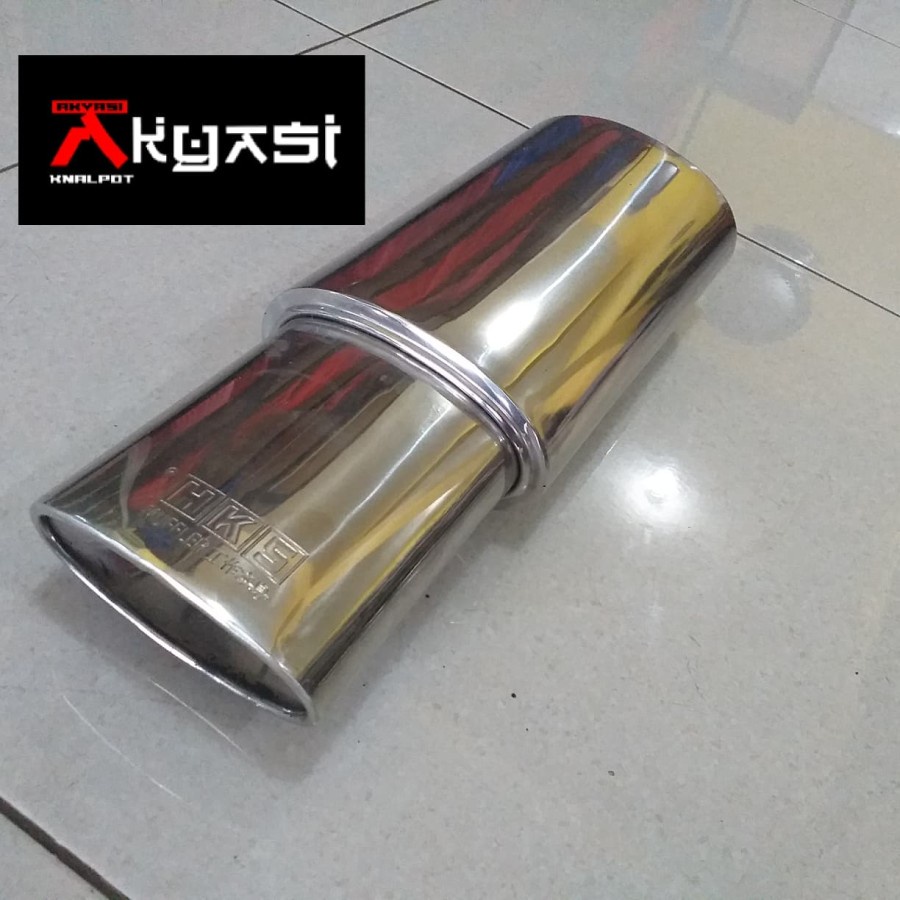 Knalpot Mobil HKS Titan Turbo Muffler Jazz Yariz Civic Genio Xenia berkualitas