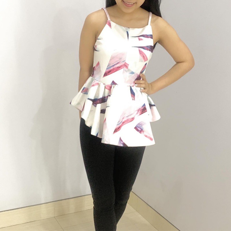 Top: Scuba Premium Peplum Top