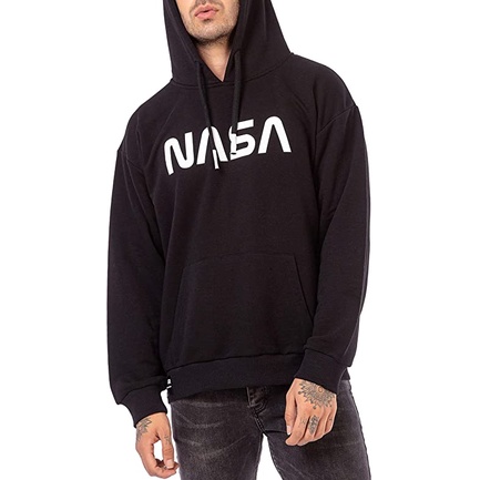 NASA Font Sweater Hoodie II Jumper hoodie NASA Font  Sz M-XL ( Pria &amp; Wanita )