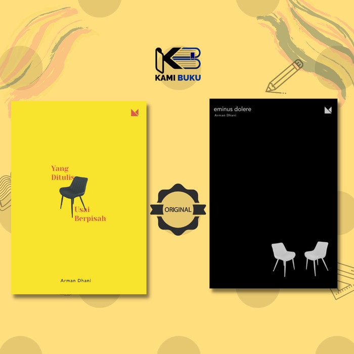 

HOT SALE!!! (PAKET) YANG DITULIS USAI BERPISAH & EMINUS DOLERE - ARMAN DHANI TERLARIS