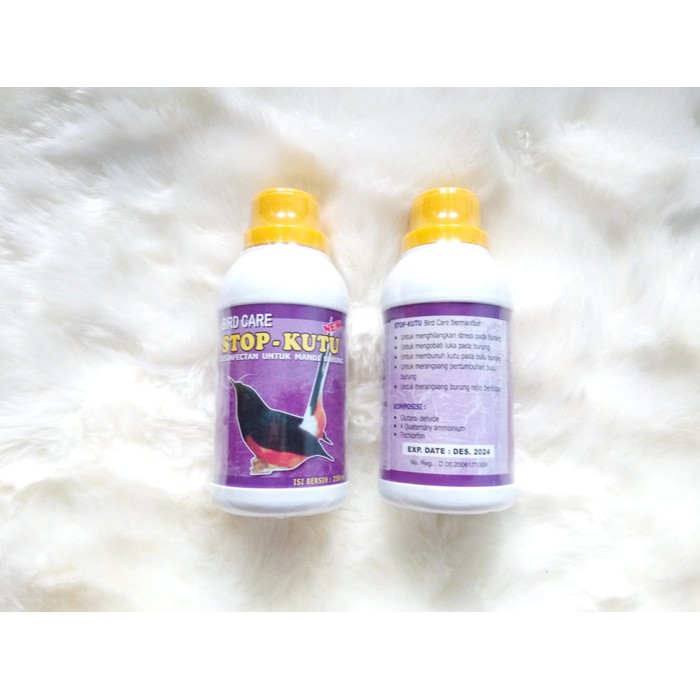 Stop Kutu 250ml Disinfektan Disinfectan Anti Kutu Obat Mandi Burung