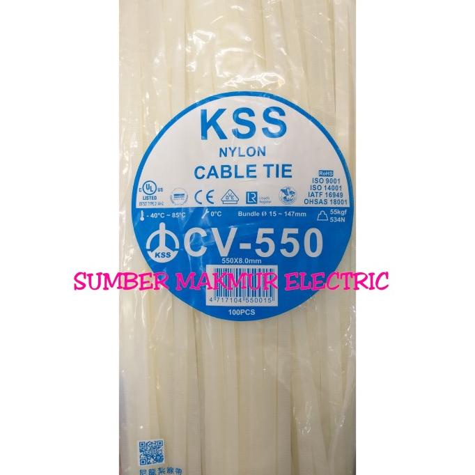 

Cable Ties Cv-550 / Kabel Tis 55Cm (8X550Mm) / Cable Tie Kss / Tis Kss Terlaris