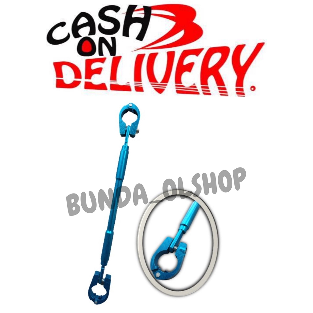 STABILIZER STANG VIXION-CB 150-TIGER-BYSON-VERZA-PCX DLL CNC BIRU