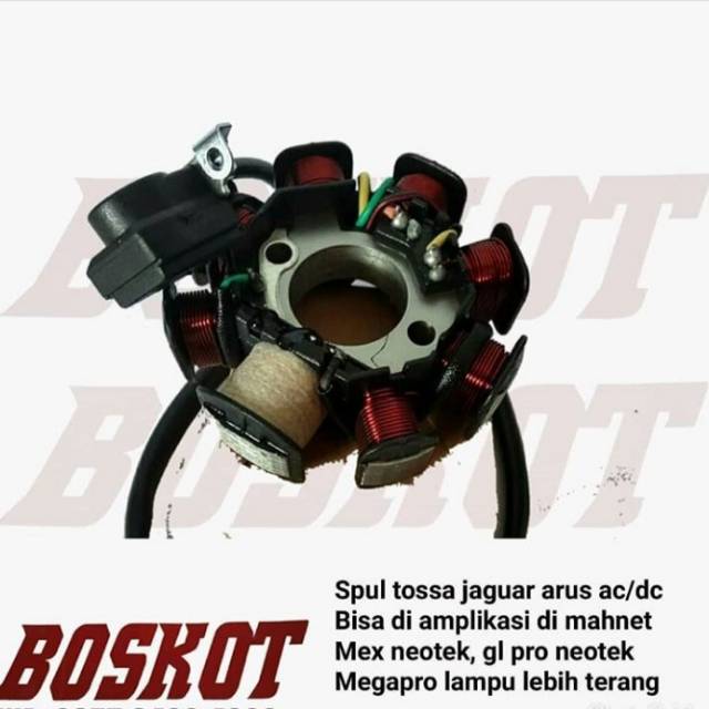 Spul tossa jaguar arus ac/dc