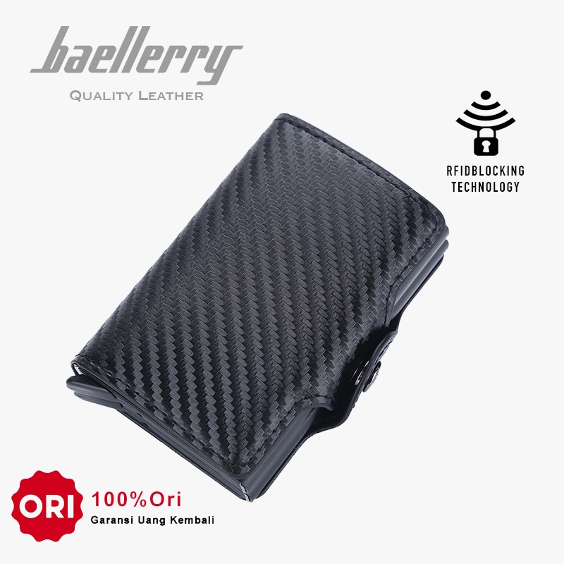 BAELLERRY K9172 Dompet Kartu Pria Bahan Kulit PU Leather Premium WATCHKITE WKOS