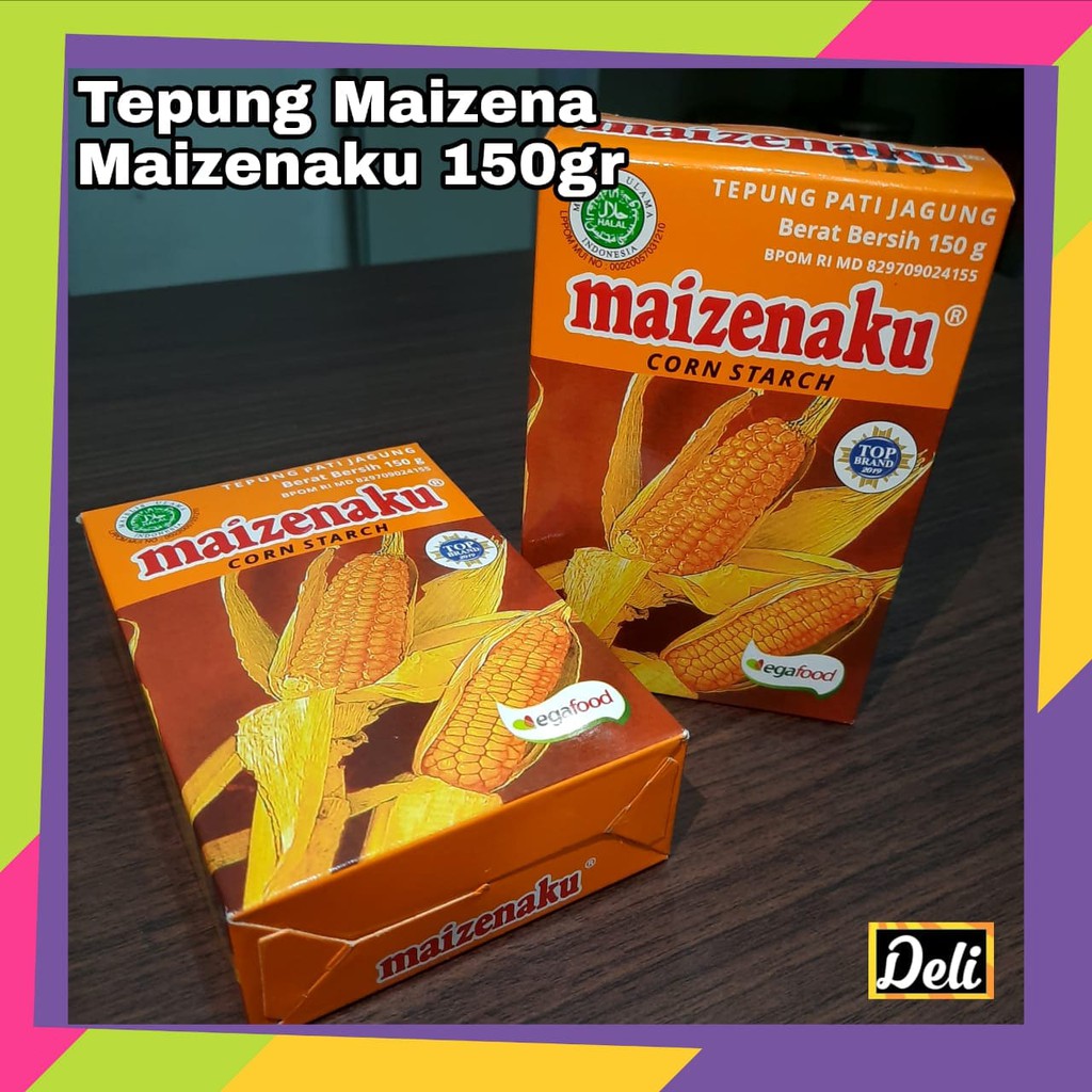 

Tepung Maizenaku Corn Starch 150gr / Tepung Pati Jagung / Tepung Jagung Maizenaku 150gr
