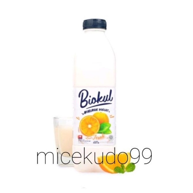 

BIOKUL YOGURT DRINK 1 LITER JERUK / MINUMAN YOGHURT ORANGE