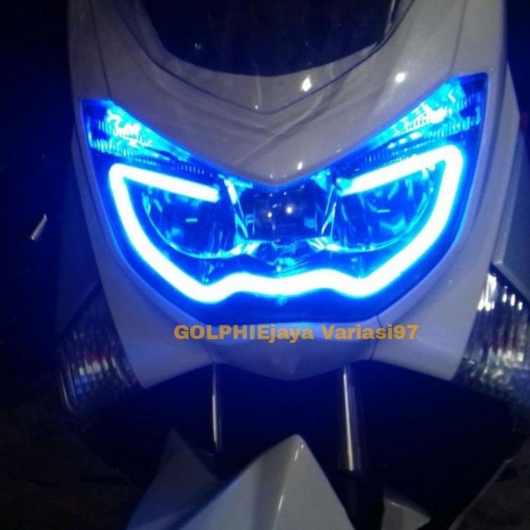 Bisa COD Lampu LED Alis Lampu Senja LED DRL LA01 Variasi NMAX Old Dim PCX Terpopuler lampu LED berku
