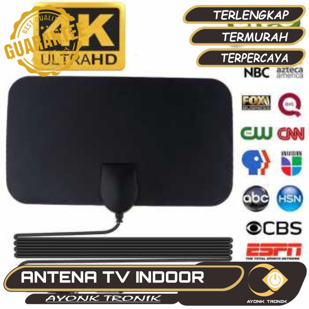 Taffware Antena  iNDOOR TV Digital DVB-T2 4K High Gain 25dB - TFL-D139