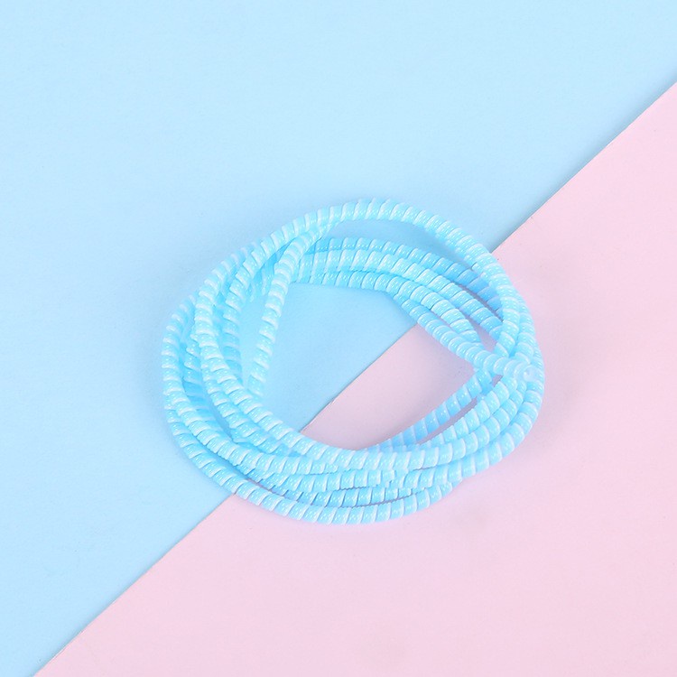 PANJANG 1,4 M TALI PELINDUNG KABEL SPIRAL CORD PROTECTOR LILIT 2 WARNA (VH)