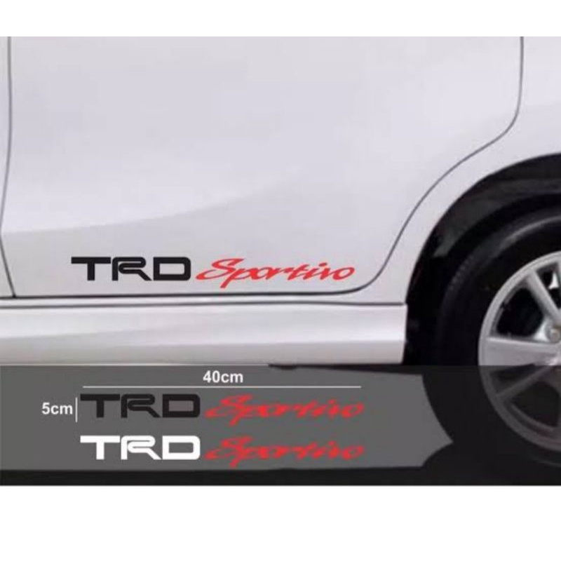 stiker tulisan trd sportivo/ stiker trd sportivo