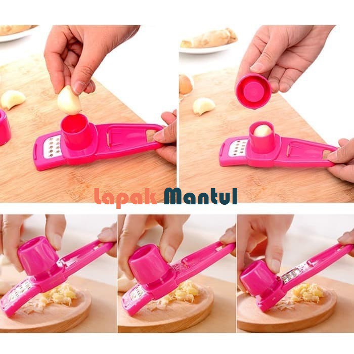 LM-0136 Parutan Pemotong Penghalus Bawang Putih Bawang Merah Jahe Serbaguna