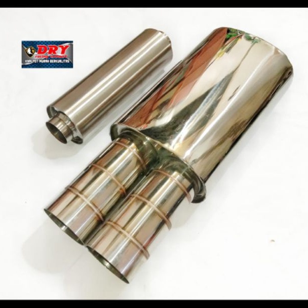 RESONATOR MOBIL SCOOT&KNALPOT MOBIL HKS DOUBLE SEBRING ARGON FULL STENLESS