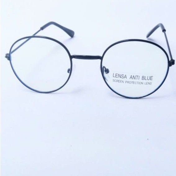 kacamata anak antiradiasi komputer oval bahan metal kt249-1