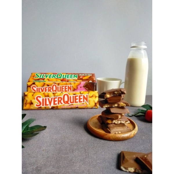 

silverqueen 58g (1dus isi 10pcs)