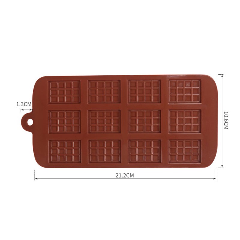 Cetakan Kue / Coklat / Permen Mini 12 Lubang Bahan Silikon Untuk Dekorasi