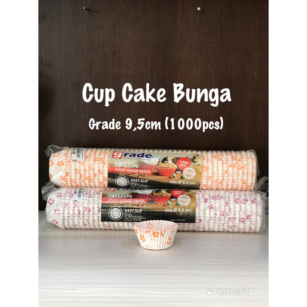 cup kertas 9.5 Warna/cake case 9.5paper cup bolu kukus isi (1000)pcs