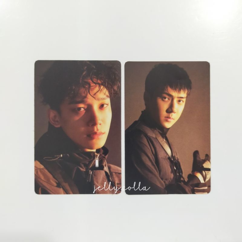 Exo Sehun Chen Obsession sticker photocard