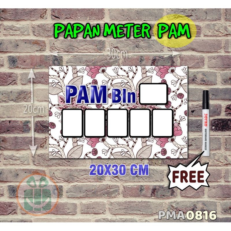 

SBC Papan Meter Listrik PLN PAM motif Unik - Flower 16