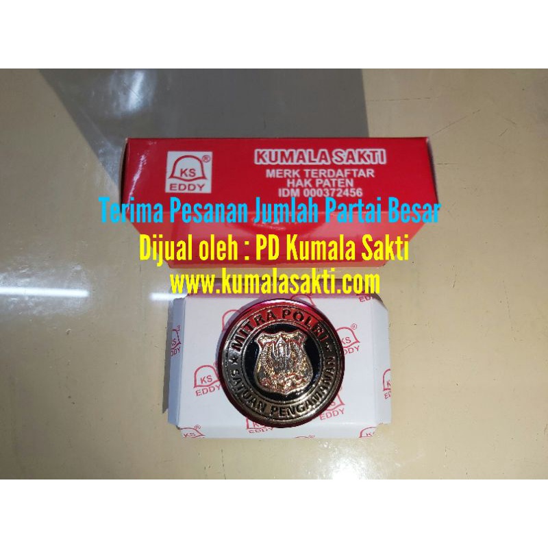 Pin Mitra Polri Satpam Mika|Pin Mitra Polisi Satpam Mika Miror|Pin Satpam|Pangkat Satpam|Kaos Satpam|RompiSatpam