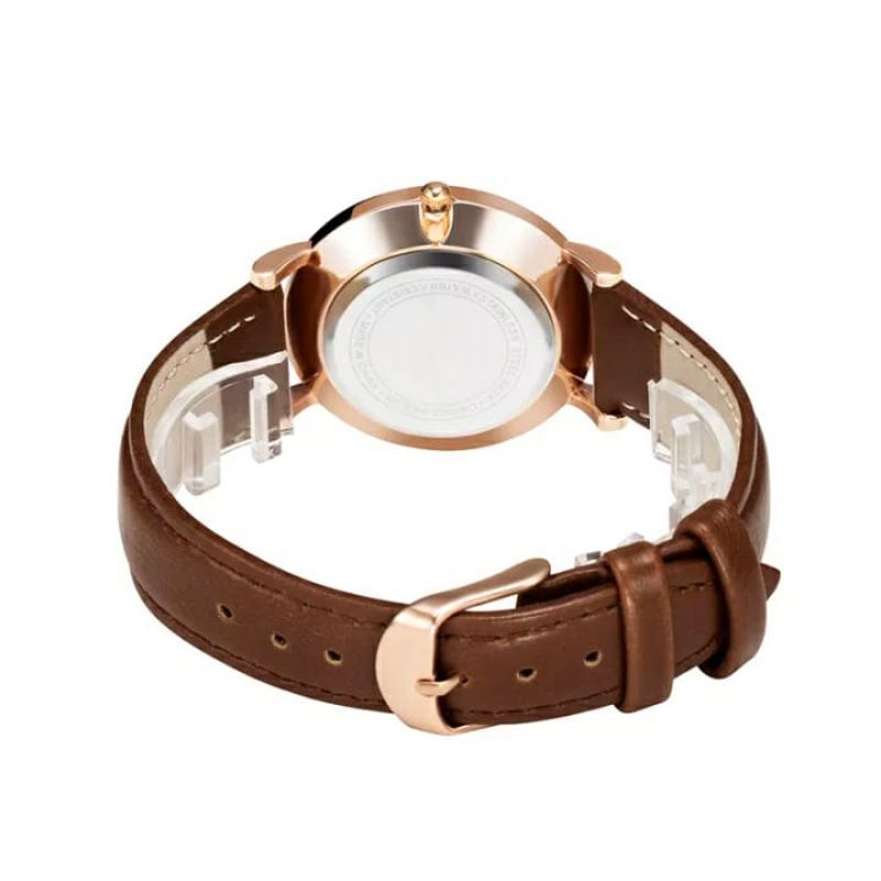 MIRETE TALI KULIT ORIGINAL FASHION WATCH WANITA TAHAN AIR_jam tangan cewek tali kulit Terbaru Free Batrai Cadangan Jam Tangan wanita stay korea Elektronik_jam cewek tali kulit anti air_ jam Import PEKANBARU