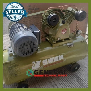 Jual PROMO SPESIAL 1 HARI Kompresor angin SWAN 2hp/pk komplit motor 2