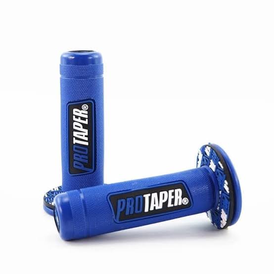 Grip / handgrip karet empuk Model Protaper Untuk ALL Motor - BIRU