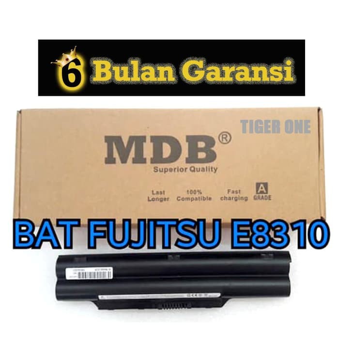 MDB Baterai  Cocok Untuk Fujitsu E8310 / P7110, FMV S8220, S8225, S8250, S8225,