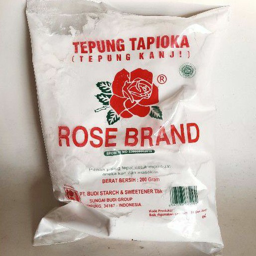 

Tepung Tapioka Kanji Rose Brand 200gr