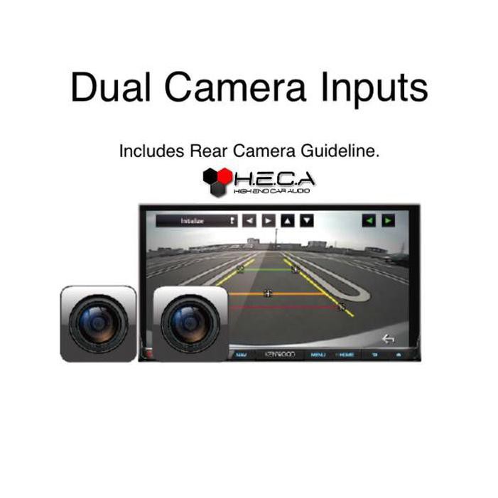 Kenwood DDX-7018BT Head Unit Double Din DDX 7018 BT Tape Audio Mobil