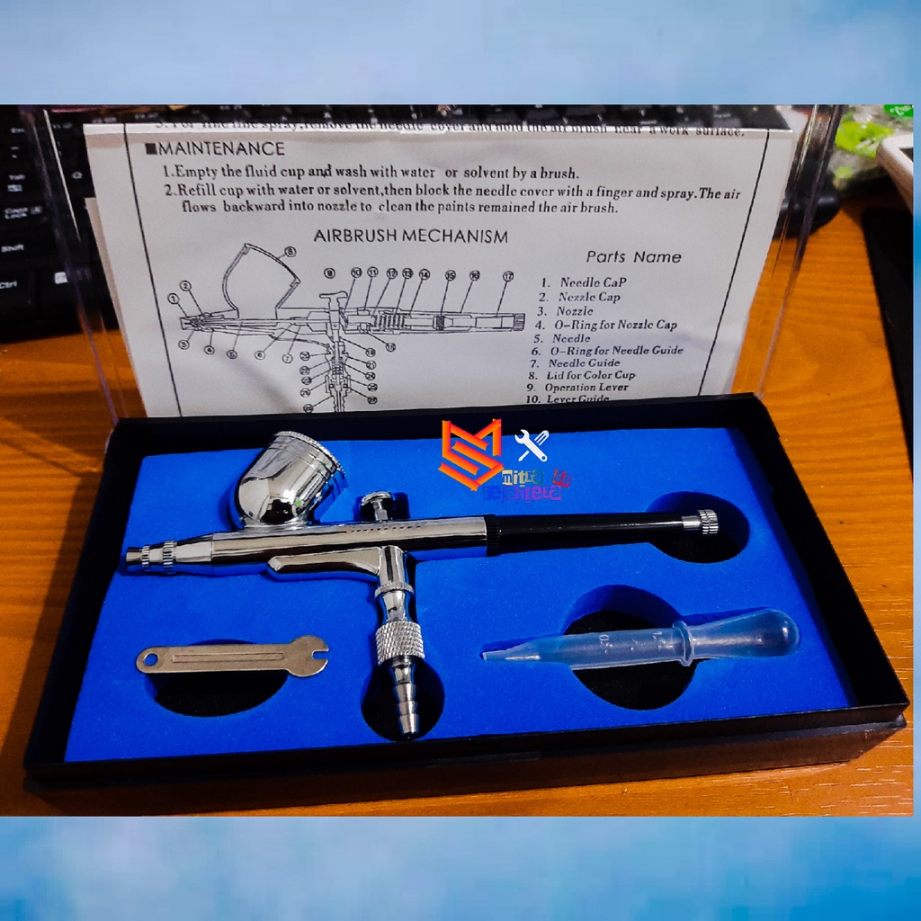 BISA COD  AIRBRUSH / SPET AIR PEN BRUSH KIT PAINT SPRAY GUN LUKIS