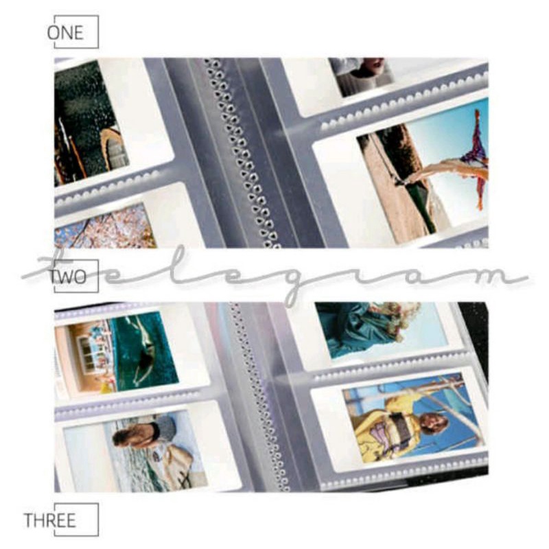 Album Foto Glitter Jelly 64 Foto/Album Instax Mini/Album Foto 2R/Album Polaroid