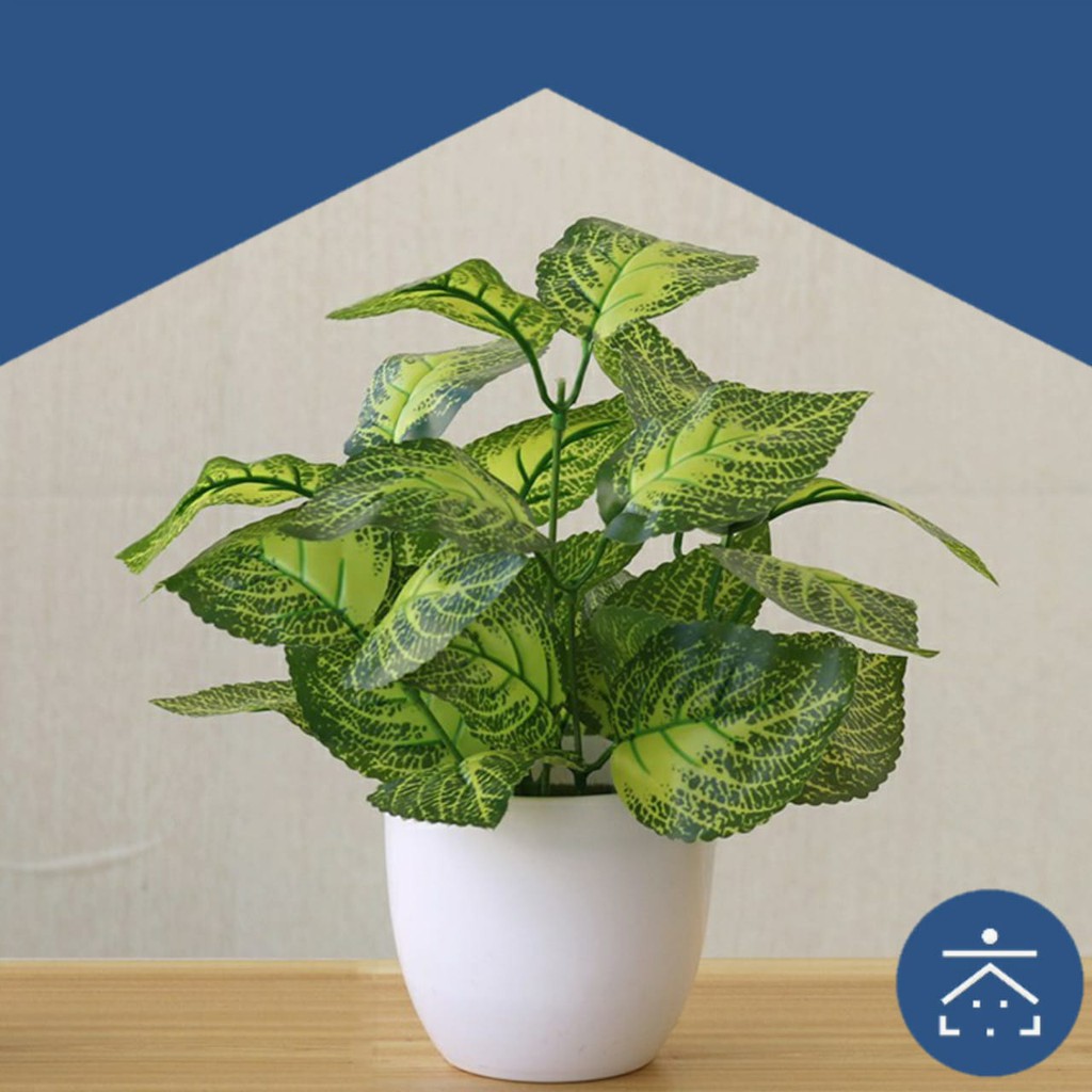 Pot Tanaman Hias Bunga Plastik Artificial Daun Rambat Pot Tanaman Hias Bunga Plastik Artificial Daun Rambat