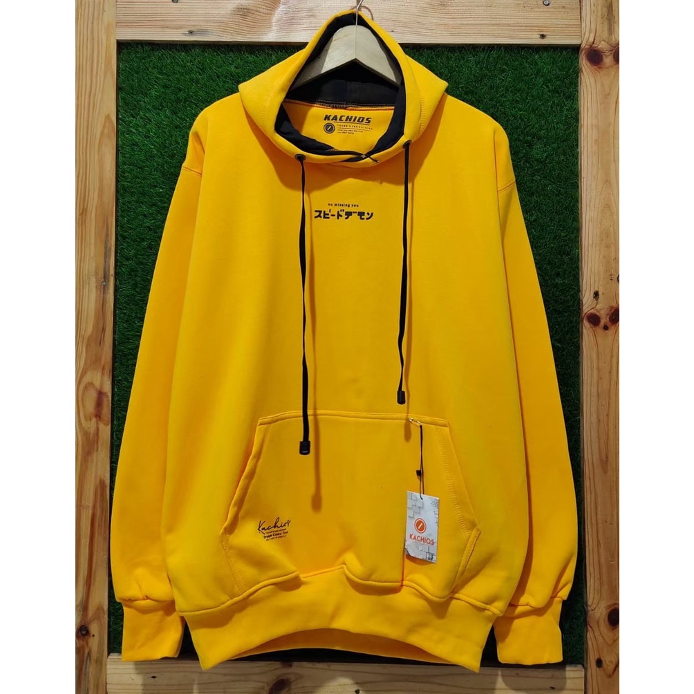 Sweater Jaket Hoodie  Pria Wanita Terbaru  Unisex High Quality Original Distro Bandung Warna Kuning Jaket Cowok Cewek Oversize Switer Laki Laki Kekinian SIZE M L XL XXL JUMBO