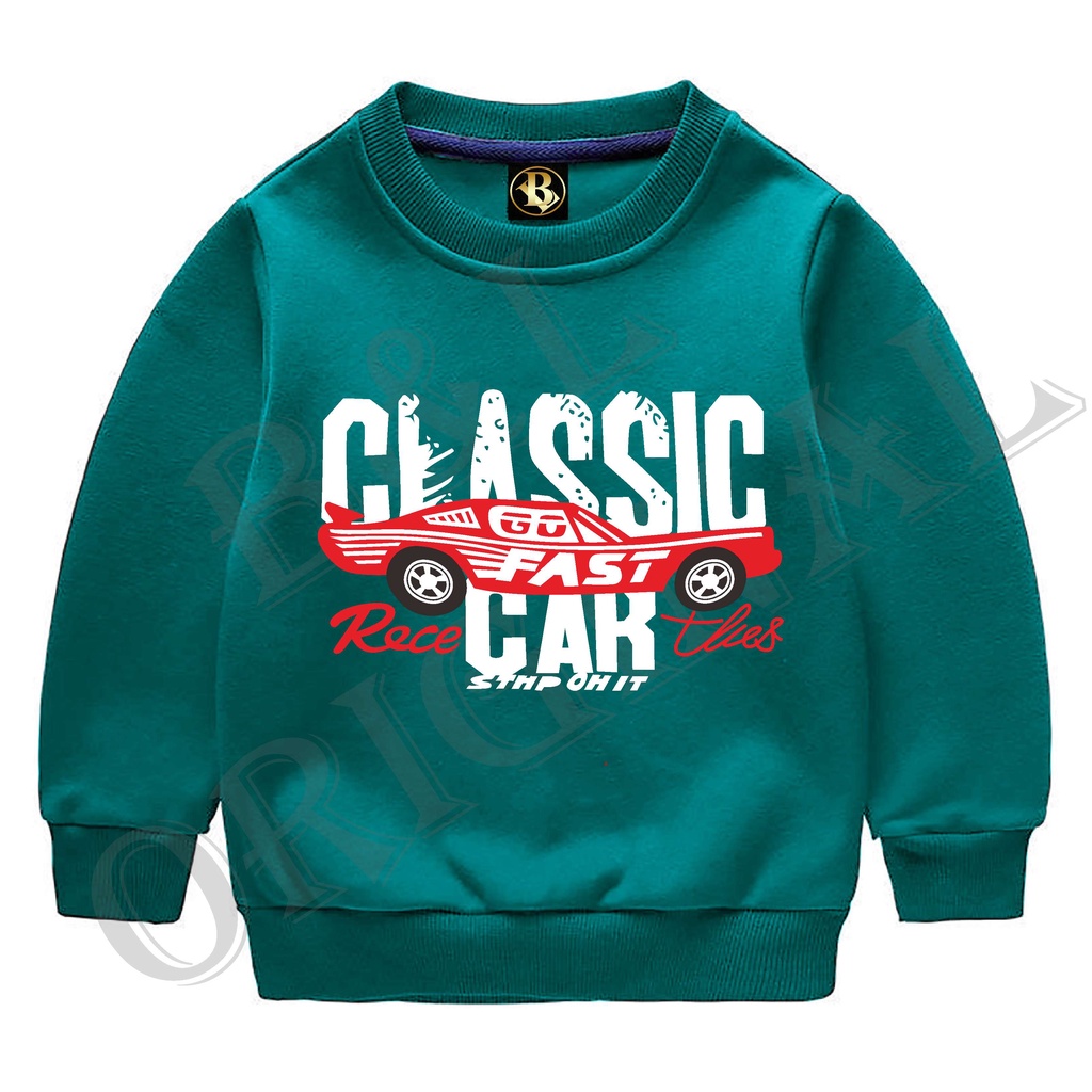 BS//COD//BAJU ANAK CLASSIC CAR//ATASAN KAOS TANGAN PANJANG//REAL PICTURE GQ