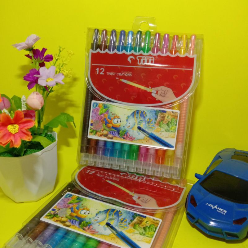 

Twist Crayon / krayon putar 12 warna