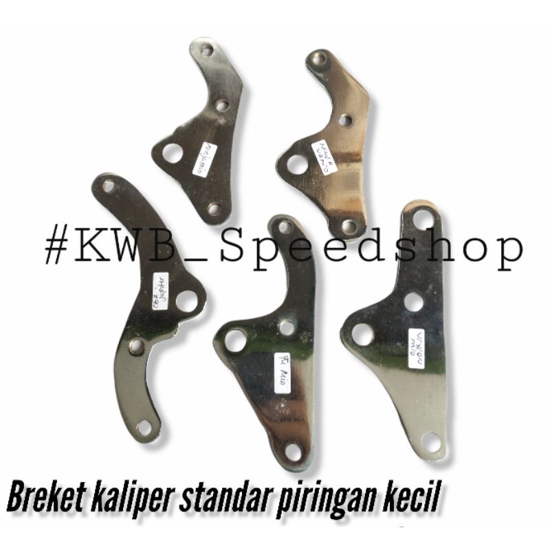 Breket pangkon dudukan kaliper standar disc piringan 190mm 220mm vixion cbr satria fu ninja