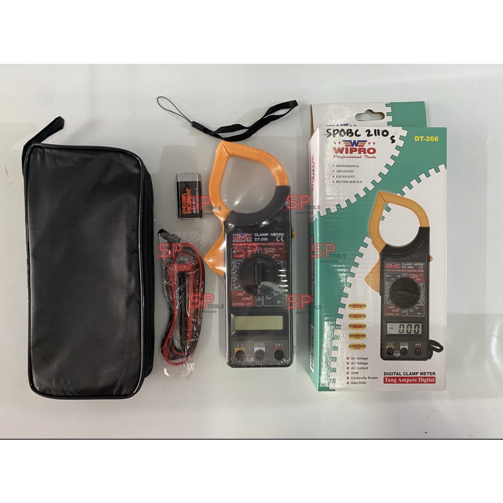 Tang Ampere Digital Wipro DT 266 Digital Clamp Meter DT-266