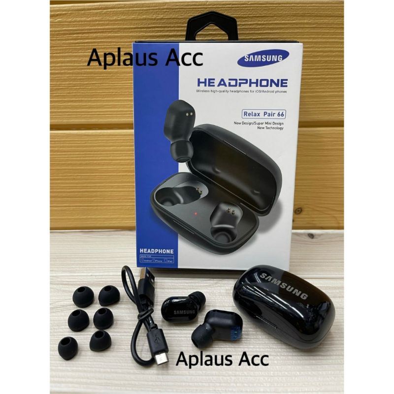 Handsfree Headset Bluetooth Samsung Wireless TWS Relax Pair-66