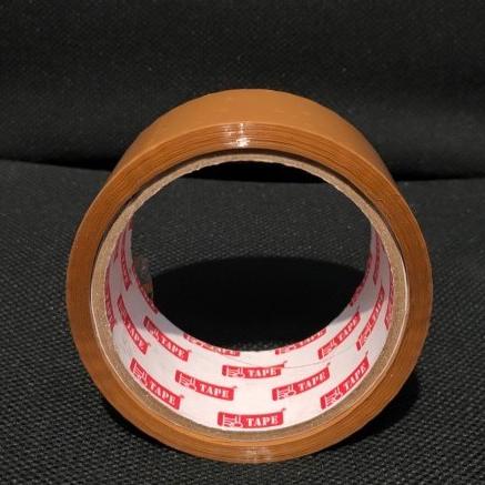 

Khusus Gojek Grab 1 Dus Lakban Bening - Coklat Uk 45Mm X 60 Yard