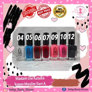 100 ORIGINAL Kutek Kuku  MADAME  GIE  Nail polish MADAMGIE 