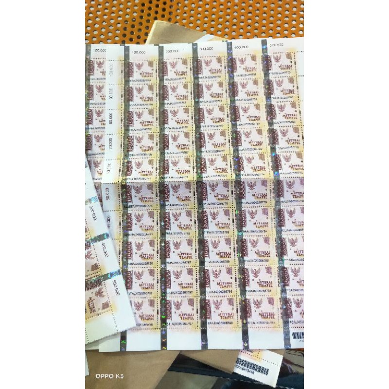

materai 10000 pos asli
