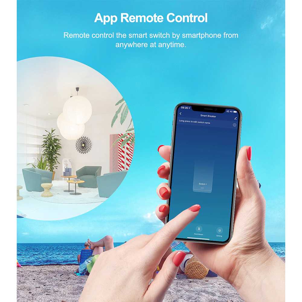 GIRIER TUYA Mini Smart WiFi Switch 2 Way Control Module - AP-SMT1CH