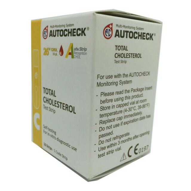 Strip Isi Ulang Autocheck Kolesterol Refill Cholesterol Refil GCU Murah