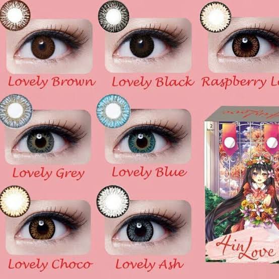 Softlens 4inLove DIA 14.20mm / Softlense soflen 4in Love Normal/Lensa  Kontak/BS